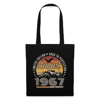August 1967 Retro Anniversary August 1967 August 1967 - Tote Bag - black - Front