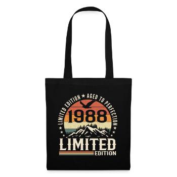 Cadeau Anniversaire 1988 - Vintage 1988 Rétro 1988 - Sac en tissu - noir - Devant