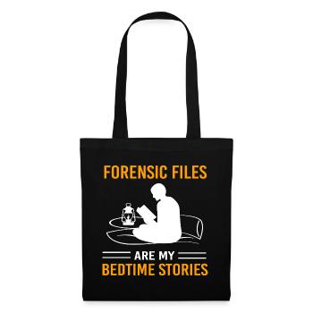True Crime Krimi - Stoffbeutel - Schwarz - Vorne