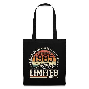September 1985, September 1985 Birthday Gift - Tote Bag - black - Front