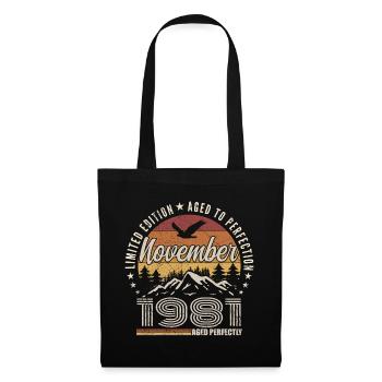 Légendes Novembre 1981 Millésime Novembre 1981  - Sac en tissu - noir - Devant