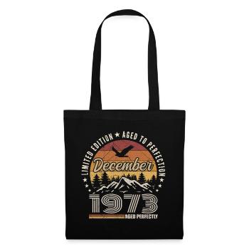 Décembre 1973 Édition Originale Cadeau décembre  - Sac en tissu - noir - Devant