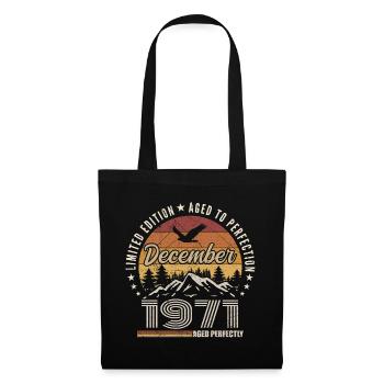 Décembre 1971 Édition Originale Cadeau décembre  - Sac en tissu - noir - Devant