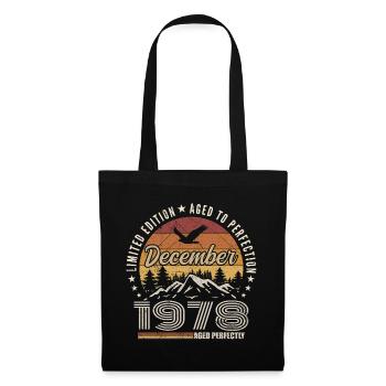 Décembre 1978 Édition Originale Cadeau décembre  - Sac en tissu - noir - Devant