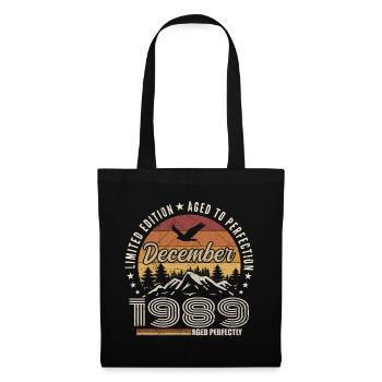 Décembre 1989 Édition Originale Cadeau décembre  - Sac en tissu - noir - Devant