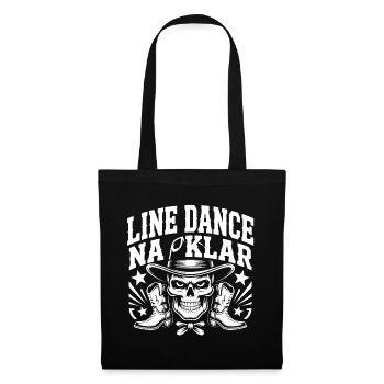Bone Cowboy Line Dance - Tote Bag - black - Front