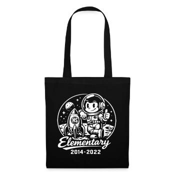 Elementar-Astronauten-Mond - Stoffbeutel - Schwarz - Vorne