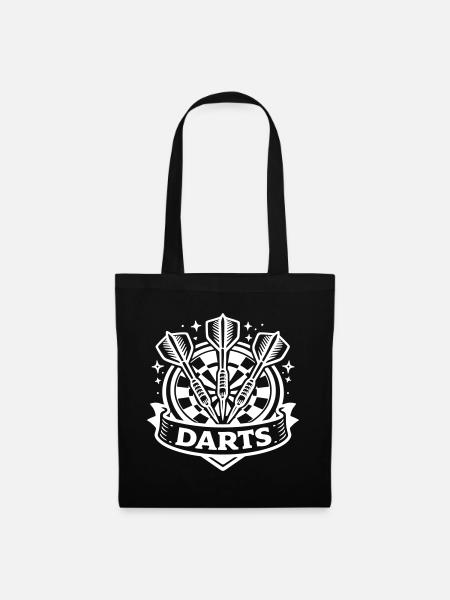 Darts Sport Dartscheibe - Stoffbeutel - Schwarz