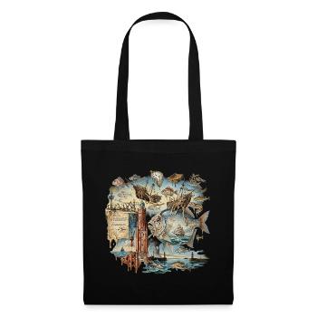 North German Art, Seafaring, Sailors, Fishing - Tote Bag - black - Front