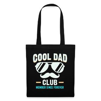 Cool Dad Club, Lustiges Vatertag Papa Hoodie - Stoffbeutel - Schwarz - Vorne