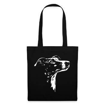 Galgo Espanol Silhouette Galga Greyhounds Wilsigns - Tote Bag - black - Front