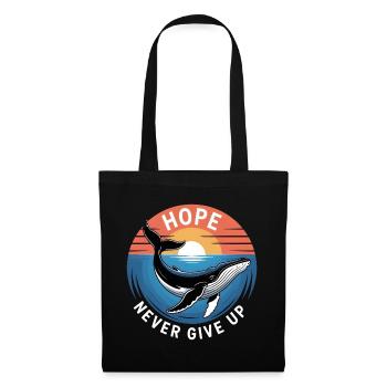 Hope/ Timmy der Wal in der Ostsee - Stoffbeutel - Schwarz - Vorne