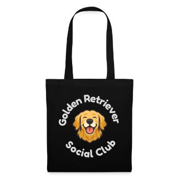 Golden Retriever Social Club - Tote Bag - black - Front