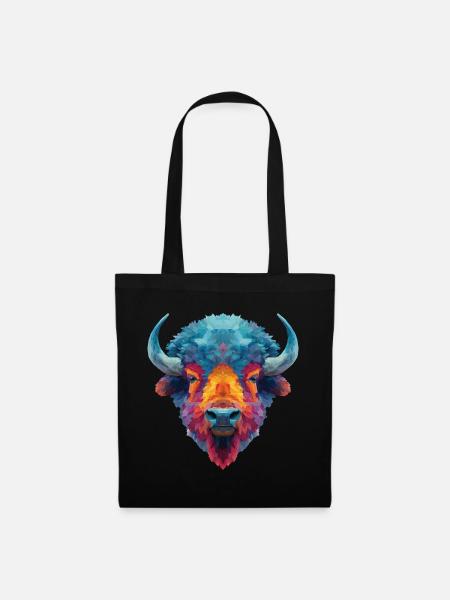 Bison - Stoffbeutel - Schwarz