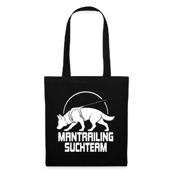 Chiens de recherche de l’équipe de chasse du berger allemand - Sac en tissu - noir - Devant