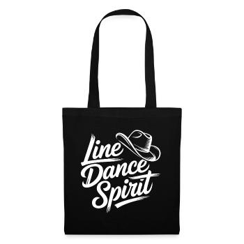 Line Dance Spirit - Sac en tissu - noir - Devant