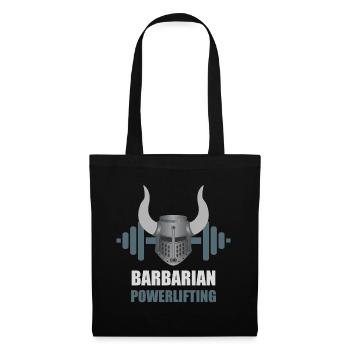Entraînement de powerlifting Barbarian Warrior - Sac en tissu - noir - Devant