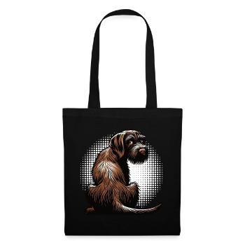 German Wirehaired German Wirehaired Owner - Tote Bag - black - Front