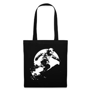 Snowboarder Drawing - Tote Bag - black - Front