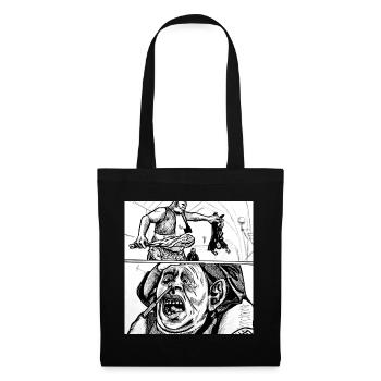 Ein Troll im Dungeons Fantasy-Tinte - Stoffbeutel - Schwarz - Vorne