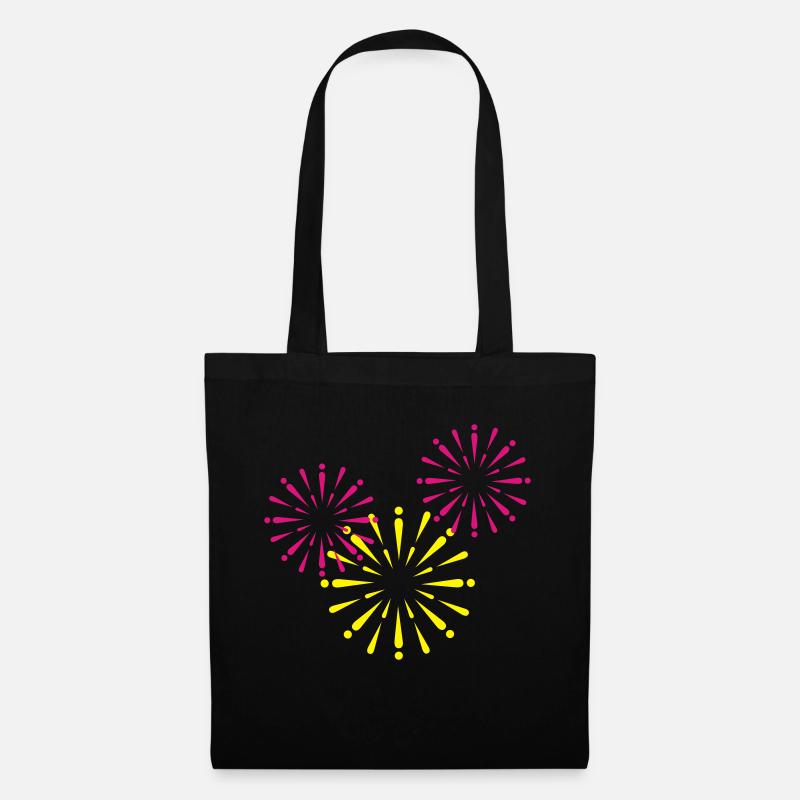 fireworks - Tote Bag - black