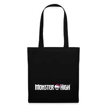Monster High™ Offizielles Logo Mit Totenkopf - Stoffbeutel - Schwarz - Vorne