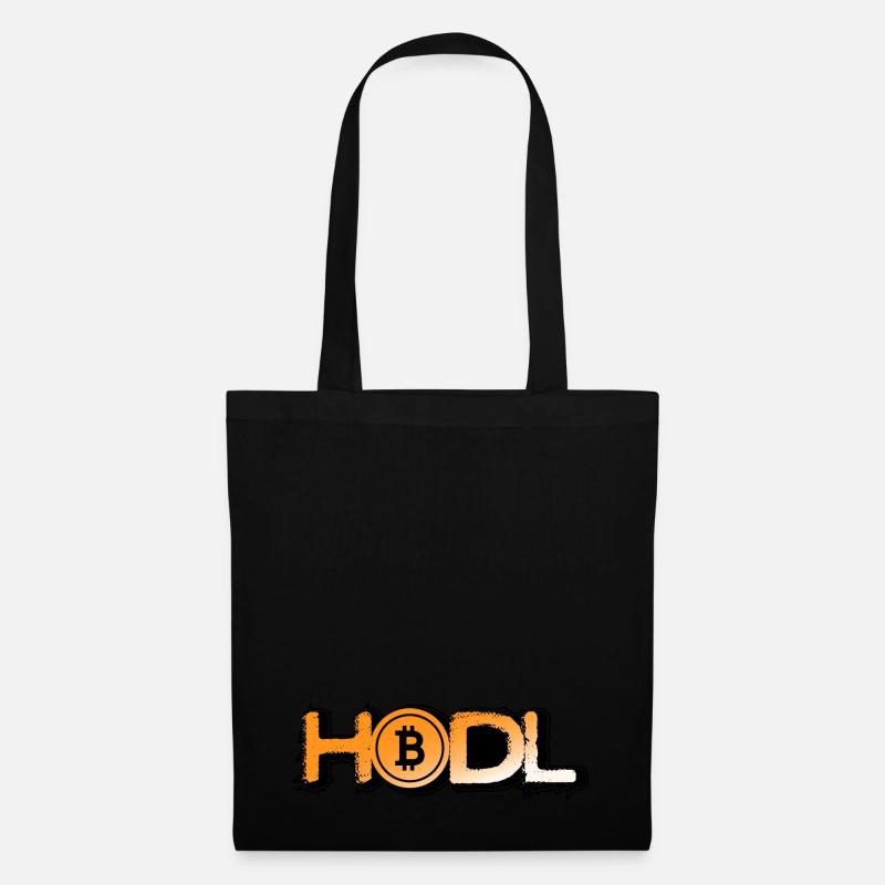 HODL Bitcoin in Style - Stoffbeutel - Schwarz