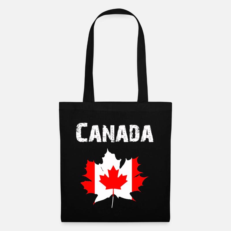 Nation Design Canada Maple leaf RLUNi - Tote Bag - black