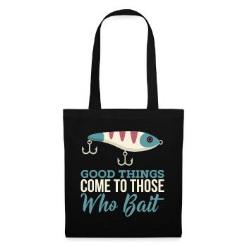 Predator fishing saying - sport fisherman - wobbler - Tote Bag - black - Front