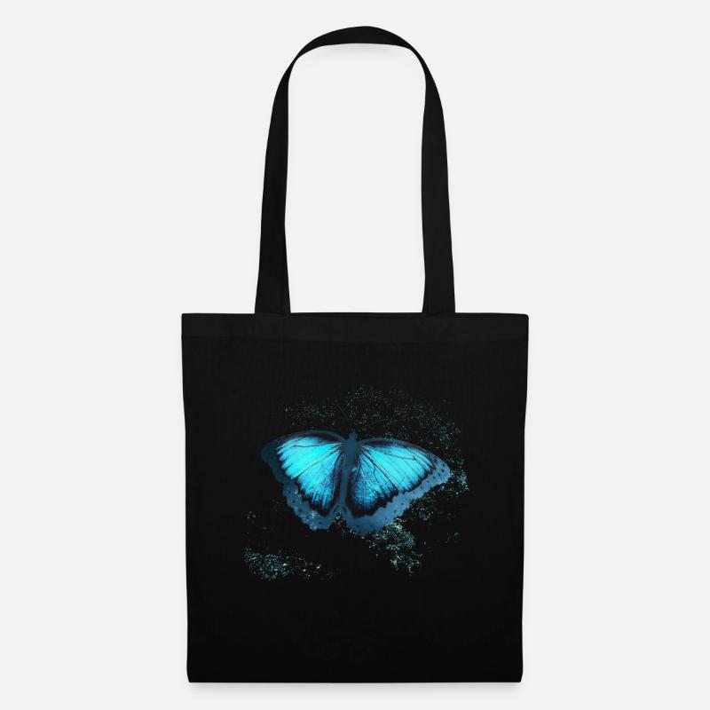 Papillon Glacé - Glace Glacée Hiver - Sac en tissu - noir