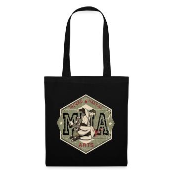 MMA - Stoffbeutel - Schwarz - Vorne