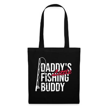 Daddy little fishing buddy - Tote Bag - black - Front