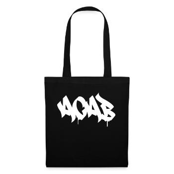 ACAB - Graffit - Tag - Stoffbeutel - Schwarz - Vorne