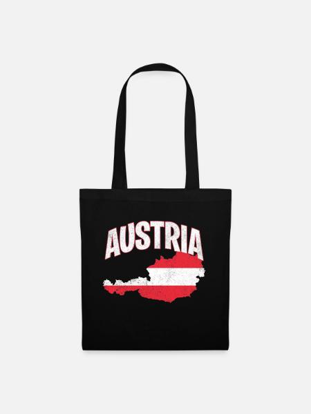 Austria Autriche - Sac en tissu - noir