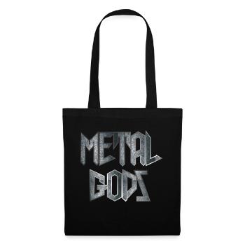 DIEUX MÉTALLIQUES - Sac en tissu - noir - Devant