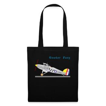 HAWKER FURY - Sac en tissu - noir - Devant