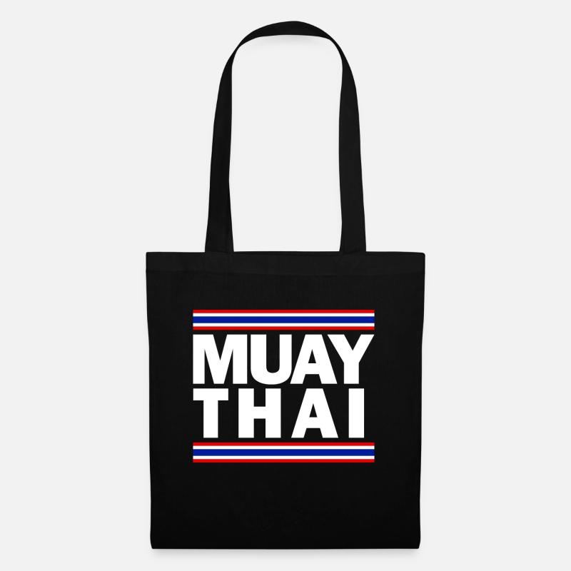 Muay Thai - Stoffbeutel - Schwarz