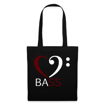 BASS MUSIC - Tote Bag - black - Front