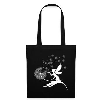 Vent de Fée et Poussière de Pissenlit - Sac en tissu - noir - Devant