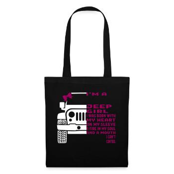 I'm A Jeep Girl - Stoffbeutel - Schwarz - Vorne