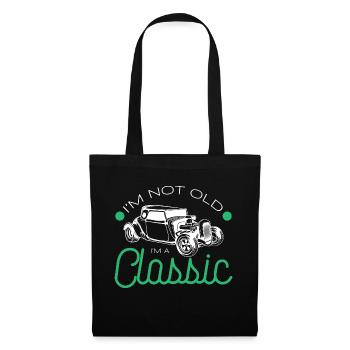 Vintage Car Truck Birthday I'm Not Old I'm A Class - Stoffbeutel - Schwarz - Vorne