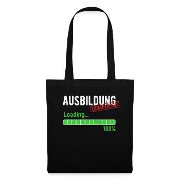 Ausbildung Bestanden Geselle Azubi Completed - Stoffbeutel - Schwarz - Vorne