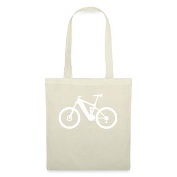 e-Bike, Fully e - MTB - Stoffbeutel - Natur - Vorne