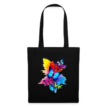 Butterfly Splash Colorful - Tote Bag - black - Front