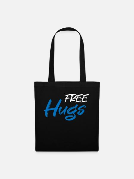 Free hugs - Stoffbeutel - Schwarz
