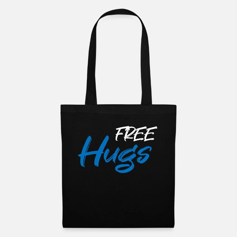 Free hugs - Stoffbeutel - Schwarz