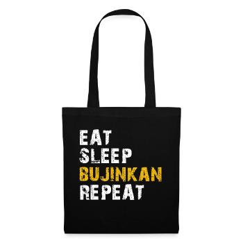 manger dormir Bujinkan - Sac en tissu - noir - Devant