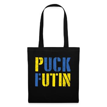 Puck futin Ukraine - Stoffbeutel - Schwarz - Vorne