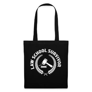 Law School Survivor Lawyer Attorney - Tote Bag - black - Front