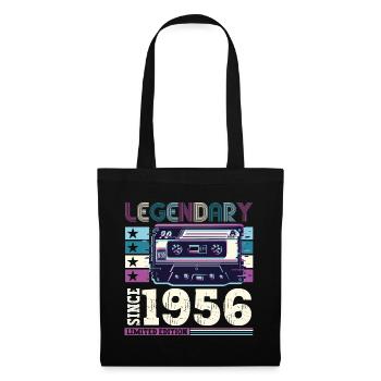 Légende 1956 66e anniversaire Cadeau Hommes - Sac en tissu - noir - Devant